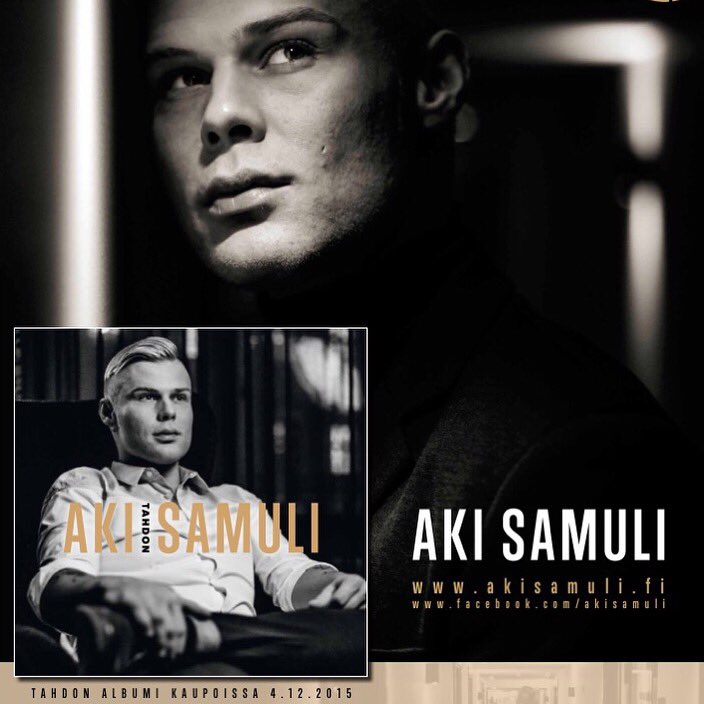 AkiSamuli's tweet photo. #akisamuli #tahdon #041215 #debyytti #albumi #kaupoissa https://t.co/B8QElOeuKF