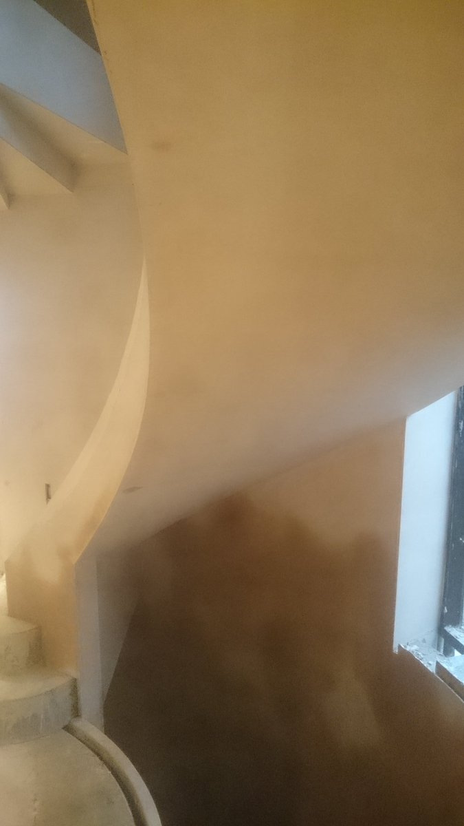 curved bulk heads and a staircase in Leeds