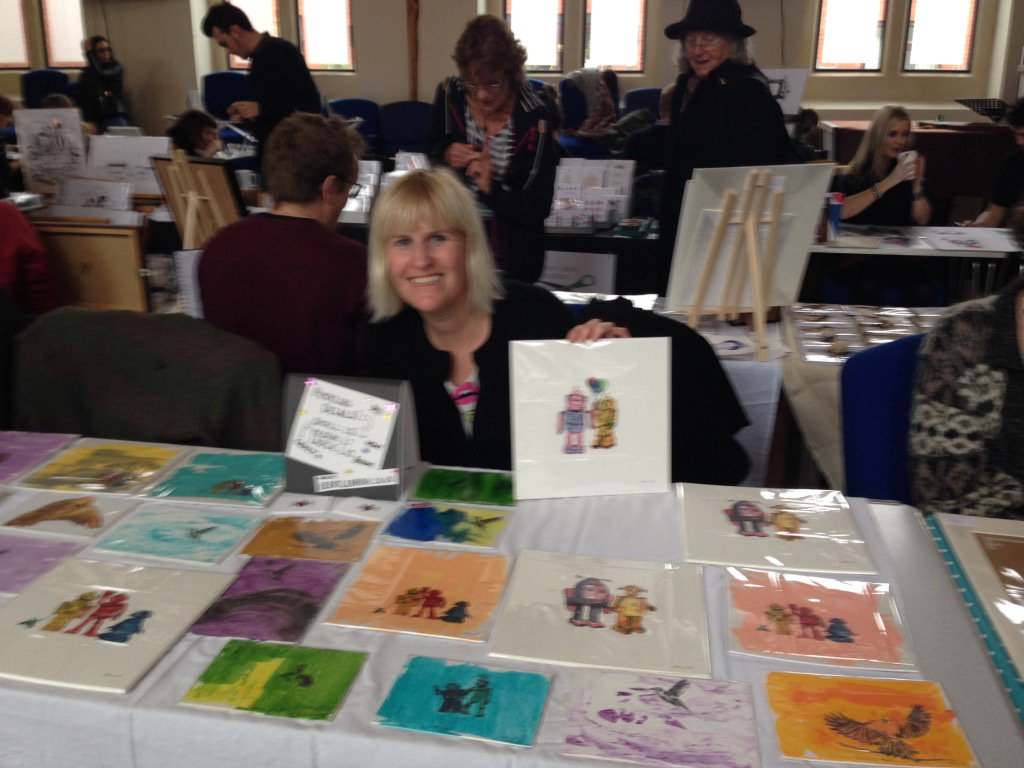 @PopupArtBristol  market is open for business! 160a Gloucester rd Stokes Croft!