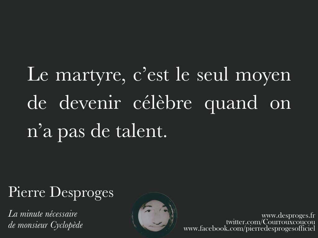SJanicot's tweet photo. Et si on mettait Desproges au programme des collégiens ?#ParisAttacks https://t.co/wOIVzm5hpU