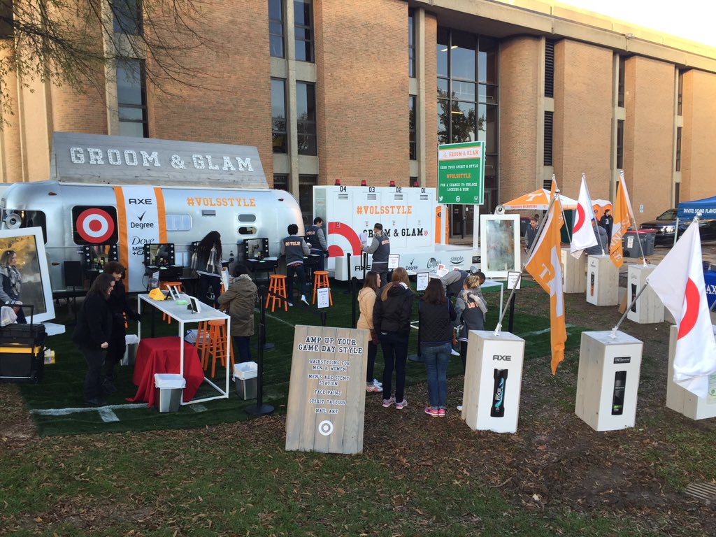VolNetwork's tweet photo. The @Target area in Vol Village is all sorts of fun!  #volsstyle https://t.co/f4Ee4ODC2a