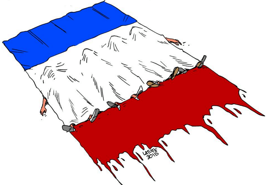 verne's tweet photo. Dibujantes de todo el mundo vuelven a solidarizarse con París https://t.co/z5dFUJkbYS #TodosSomosParis https://t.co/aqQIUWfip5