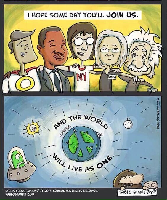 MejoresTwits's tweet photo. Imagine...#TodosSomosParis 
#PrayForPeace https://t.co/orG3dwLmnn