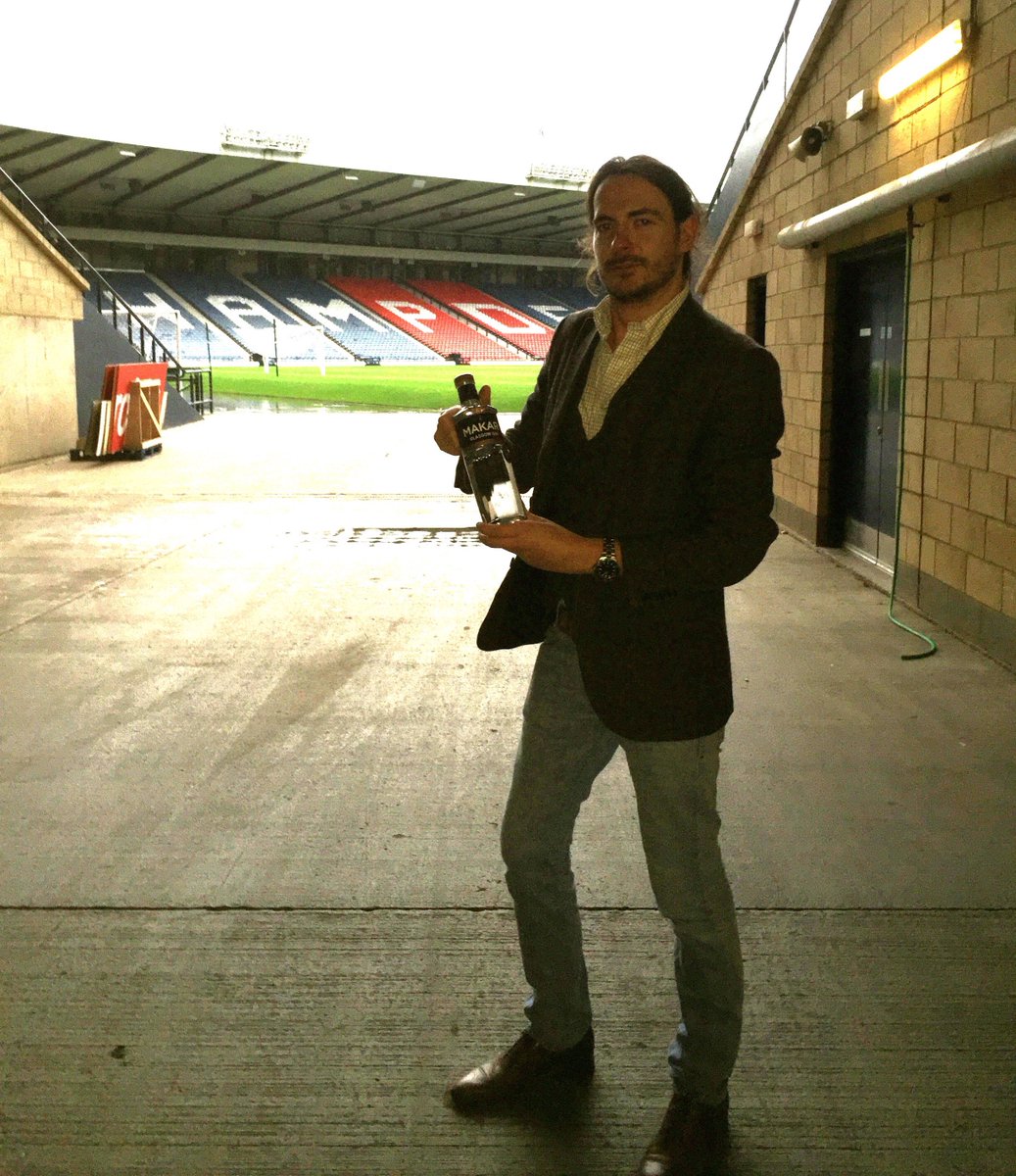 Showcasing Makar <a href="/GlasWhiskyFest/">Glasgow's Whisky Festival</a> at Hampden Park today - I'm sure the whisky crowd don't mind a bit of gin too!