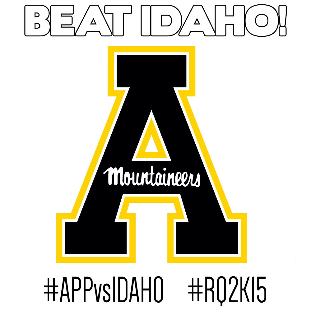 appstatesports's tweet photo. IT'S @AppState_FB GAMEDAY!!! Mountaineers vs Idaho at 5 pm ET. Preview at https://t.co/t1RtNf6XLX. https://t.co/rC0W7Yl2LB