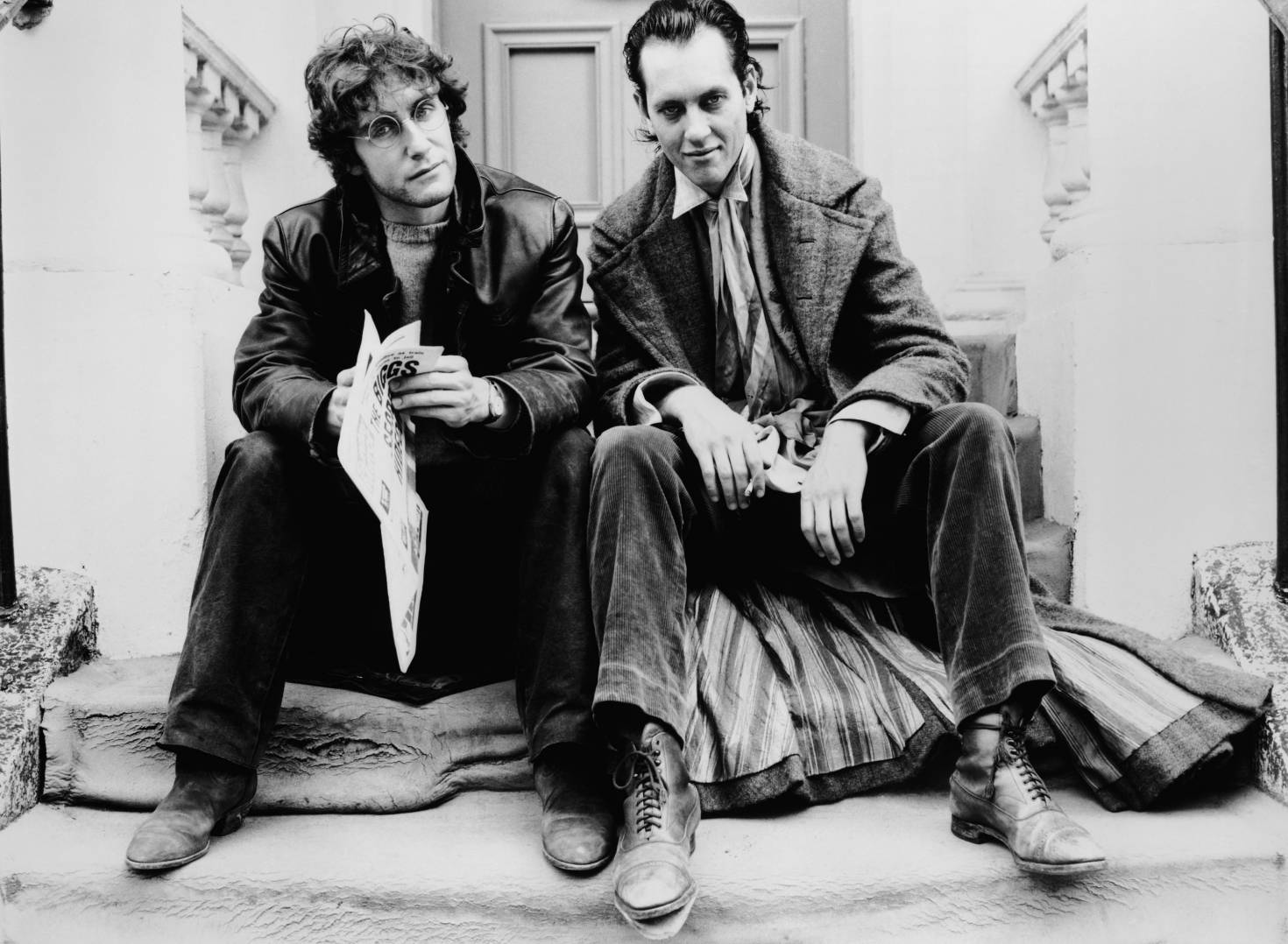 Happy birthday Paul McGann, he\s 56 today. Here he is with on the set of \Withnail and I\ (1987). 