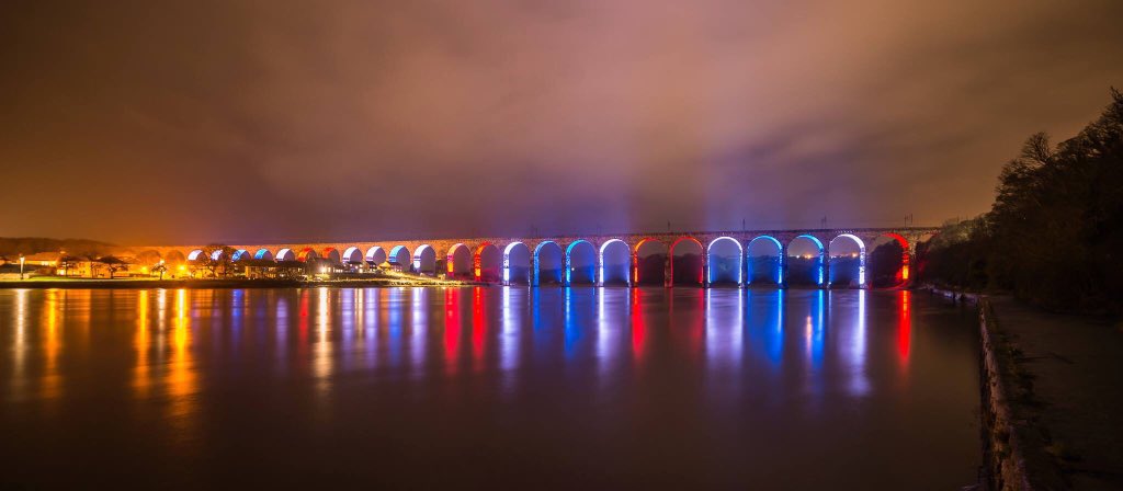 OfficialBRFC's tweet image. Solidarity with France from Berwick-upon-Tweed.
