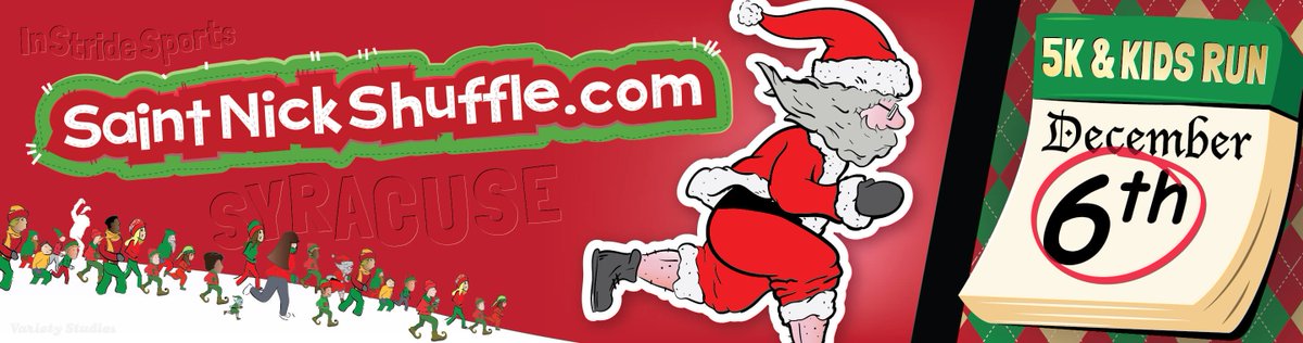 varietystudios's tweet photo. We had fun with this billboard, have you seen it on 690 by Midler? #syracuse #saintnickshuffle #santashuffle #run :) https://t.co/LxHsSqLd3l