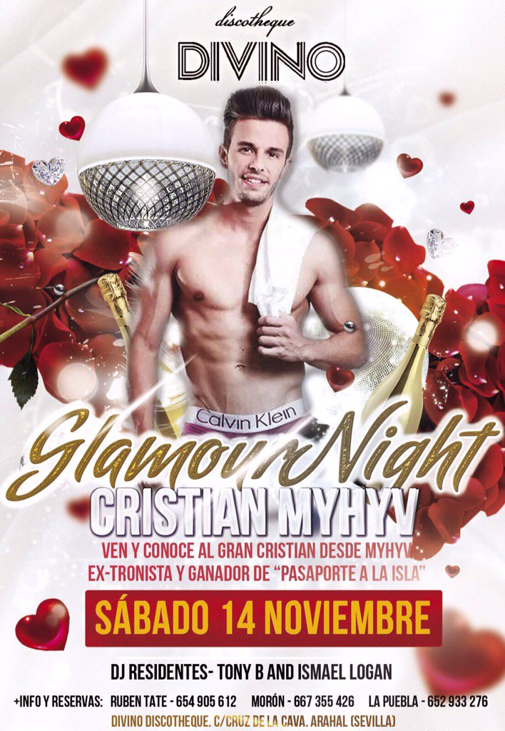 Esta noche en Arahal "El Lerele y Sala Divino" vente Lo Máximo