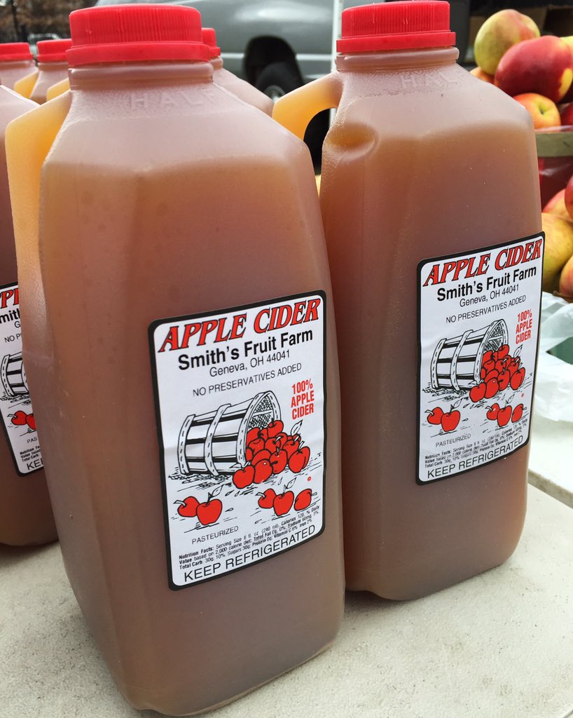 NUFarmersMarket's tweet photo. Warm apple cider is the best! Pick up #Ohio cider at our #CrockerPark &amp; #ShakerSquare #farmersmarkets today! #CLE https://t.co/5NsMzP00X9