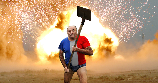 JePenseJessuie's tweet photo. Notre seul espoir contre l'état islamique ! #AttaquesParis 
#SlipGate #RetirezMoiPhotoshop https://t.co/o6xvdxEMXC