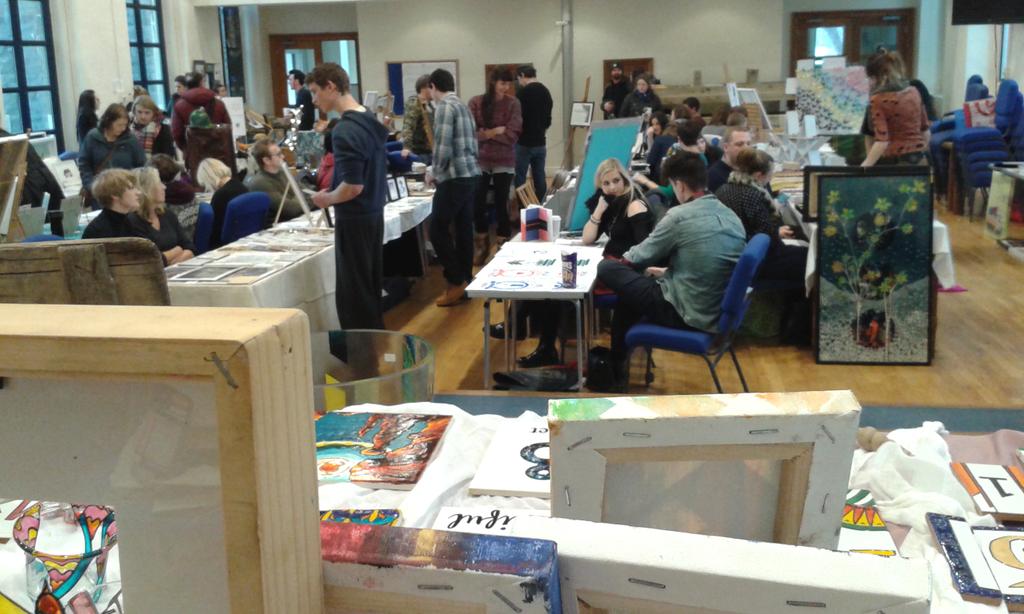 The Popup Art Sale is well under way! Loads of art,  cards and gifts still up for grabs :) #Bristol #art