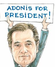 adonigeorgiadi's tweet photo. Adonis for President https://t.co/9Bh2ZzlFvO