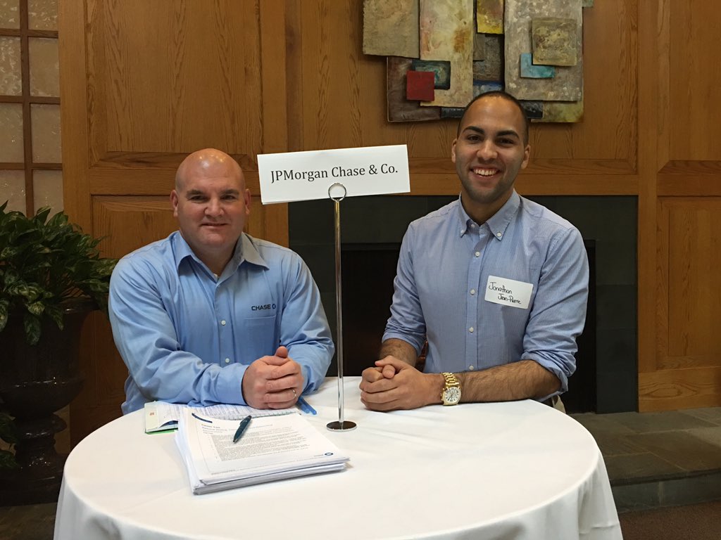 UDcareers's tweet photo. Employers like @jpmorgan are here and ready to go! #UDMECC https://t.co/e6ZBiGXFCs