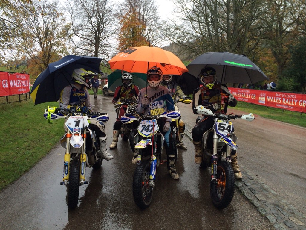 taniac2707's tweet photo. @supermotouk ready to go at Chirk @WalesRallyGB https://t.co/wWmAMK3x02
