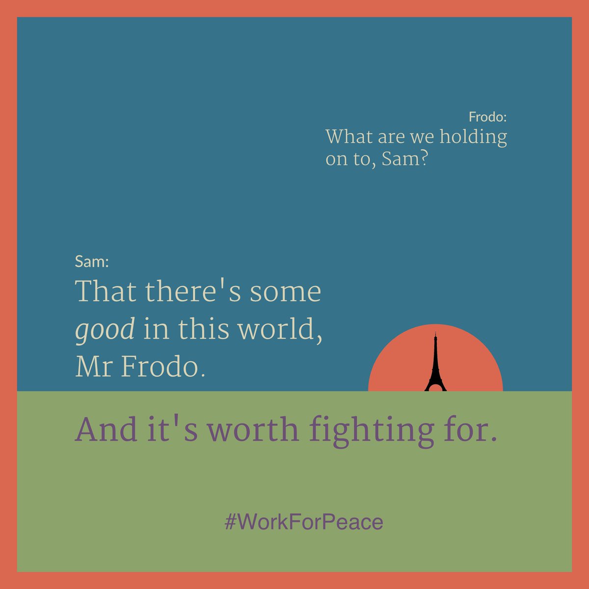 ASpicerFilms's tweet photo. #workforpeace https://t.co/FSIp57M7sj
