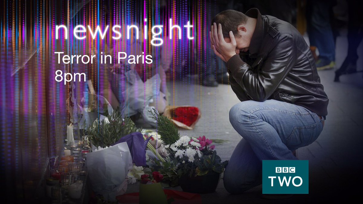 Following the events in Paris, we will air a #Newsnight Special at 8pm.