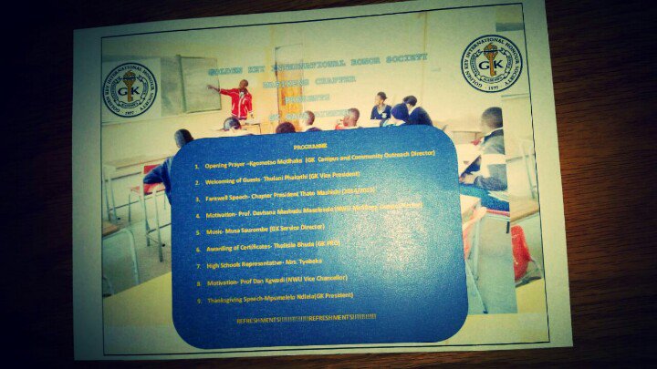 NWUGoldenKey's tweet photo. @NWUGoldenKey Tutoring Programme Gala Dinner about to commence in a few! @NWUMafikeng @theNWU 🎓🎓 

#GoldenKey #NWU https://t.co/NTct4SOqJy