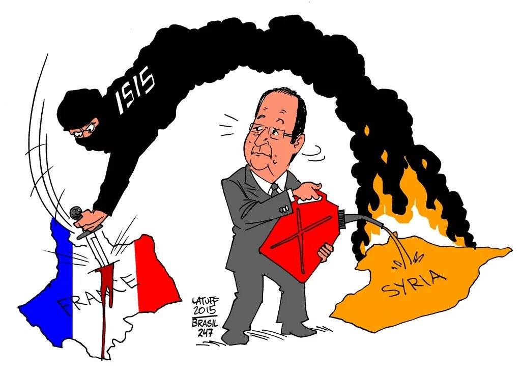 فرنسا تطلب من الدول الأوروبية التدخل عسكريا ضد "داعش" CTyVVi0VEAAWhlz