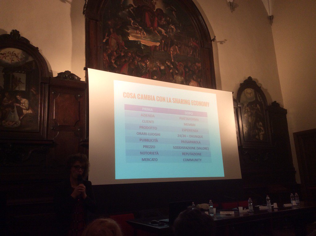Si parla di sharing economy alla Biblioteca Classense a #Ravenna con <a href="/lidiamarongiu/">Lidia Marongiu</a> per #BancaTempo <a href="/StarbeneR/">StarBene in Romagna</a>