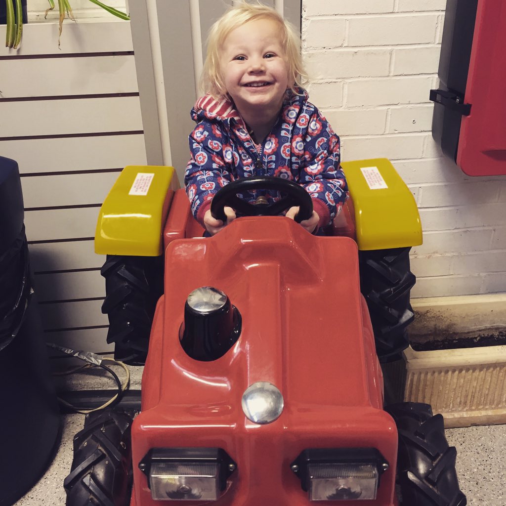 Scared_Dad's tweet image. When a 20p tractor ride is enough. Me and my wallet will savour this moment.