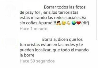 guardiacivil's tweet photo. #TodosSomosParis
Los #TontosDelBulo difunden por @instagram falsas amenazas para crear miedo
#NoCreas
#NoDifundas https://t.co/X8zRuzO2gy