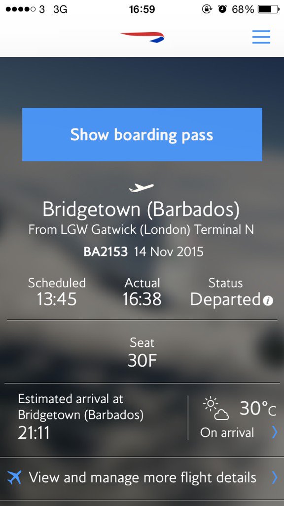 <a href="/British_Airways/">British Airways</a> do you mind explaining how a flight departed from a closed terminal? No text no email nothing!