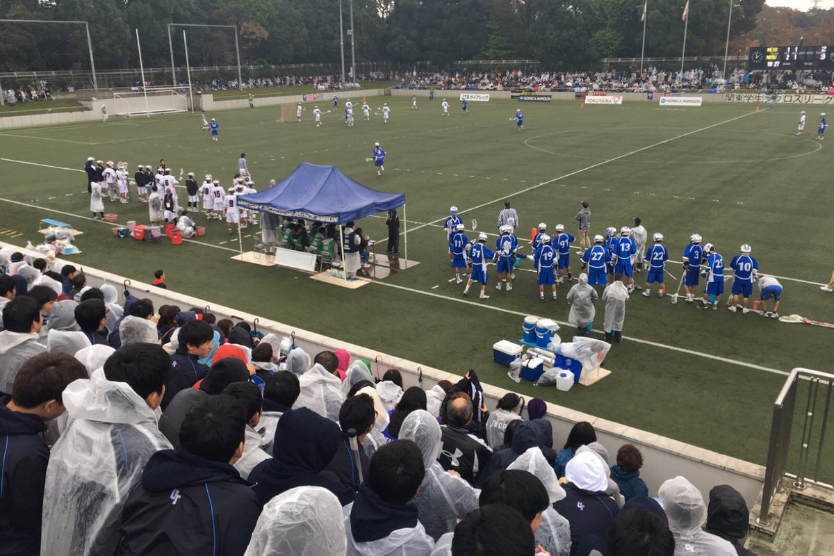 Inside_Lacrosse's tweet photo. Photos: Keio vs. NSSU in Japan’s university final (via @rjrabidou) https://t.co/mmCPjHc2CN Big crowd on-hsnd https://t.co/vBGjQ8U56h