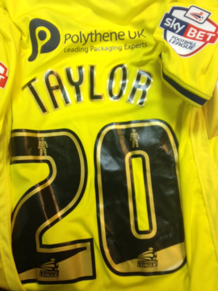 RT to win goalscorer Ryan Taylor's signed (and somewhat moist) match worn shirt #OUFC #COYY
