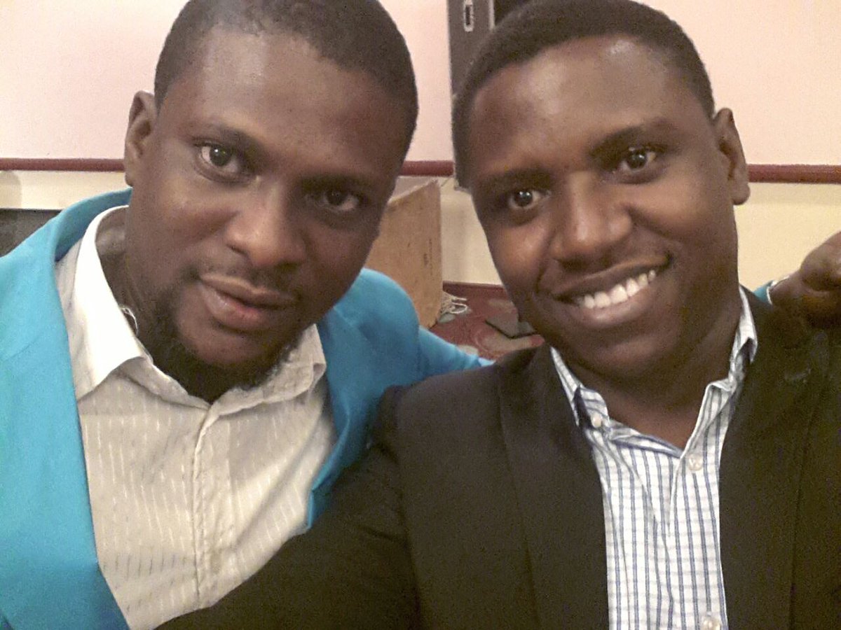 IkechiUgwoeje's tweet photo. I met @DemolaRewaju at @TEDxJabi event today. Great guy with a sweet spirit! #DeterminationDriveDiscipline https://t.co/njUD3h8DYc