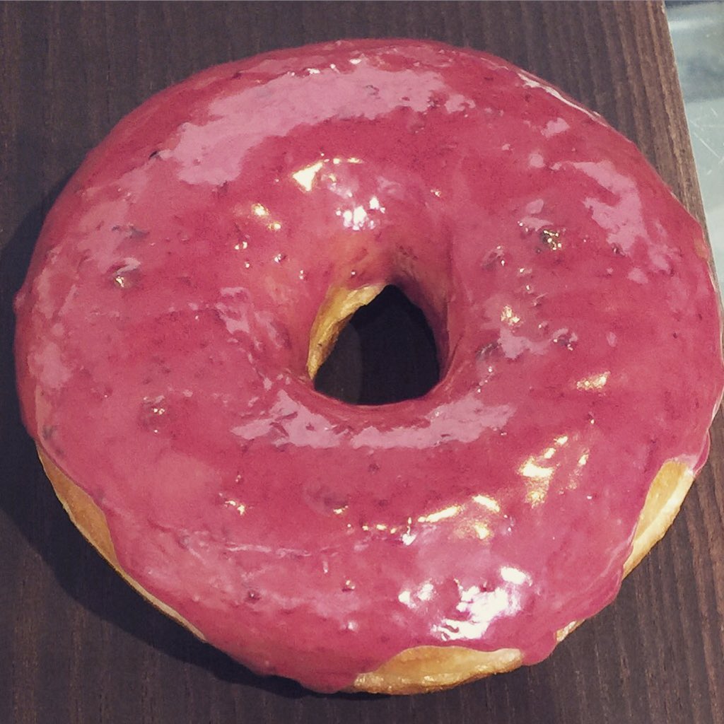 RodeoDonut's tweet photo. Huckleberry #brioche #donut #madefromscratch #giddyupgood #jointherodeo #rodeodonut https://t.co/WxngsRyQFg