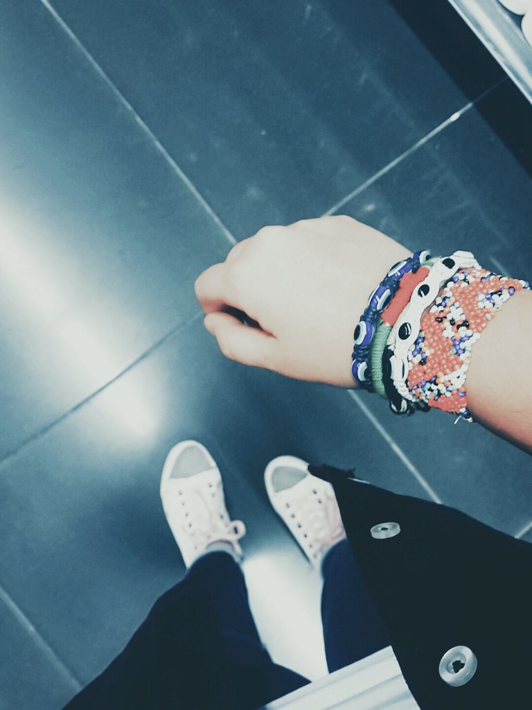 _iBadass's tweet photo. My bracelets are better than yours. https://t.co/hZtbiARbnS