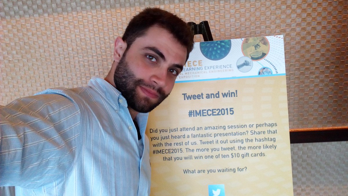 Anwar_hegazy's tweet image. Keep them coming folks ;)
 #IMECE2015 #Conference #ASME  #MechanicalEngineering