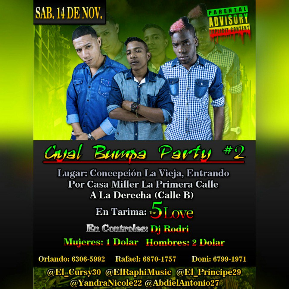 the5love's tweet photo. Hoy Party En #ConcepcionLaVieja RT https://t.co/omMIocT9oB