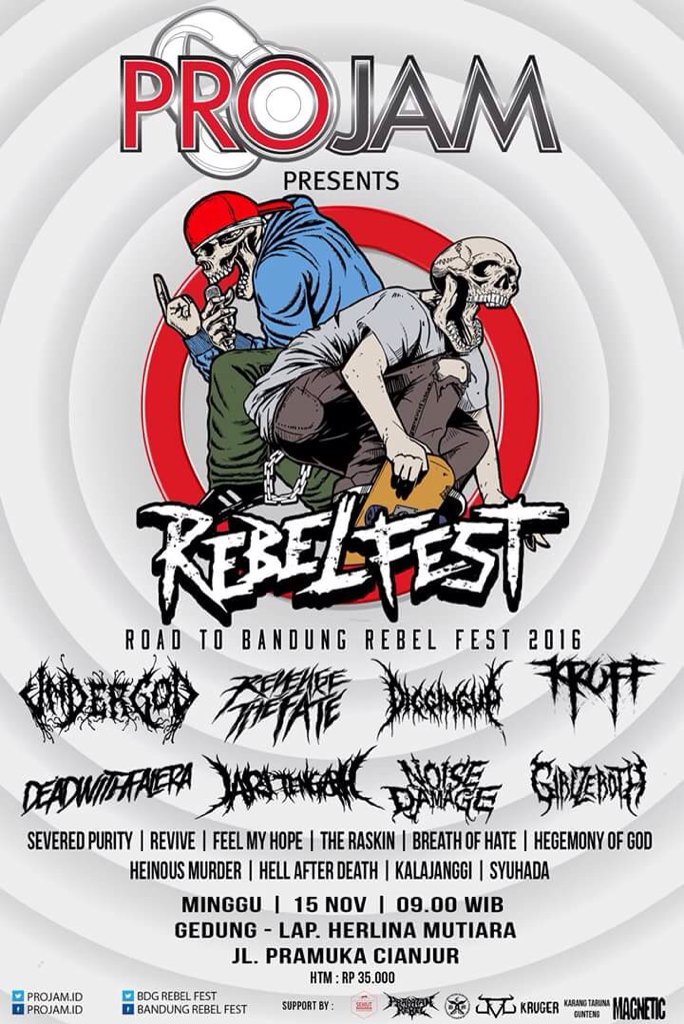 Rebel fest
15 nov 2015
Jl.Pramuka Cianjur