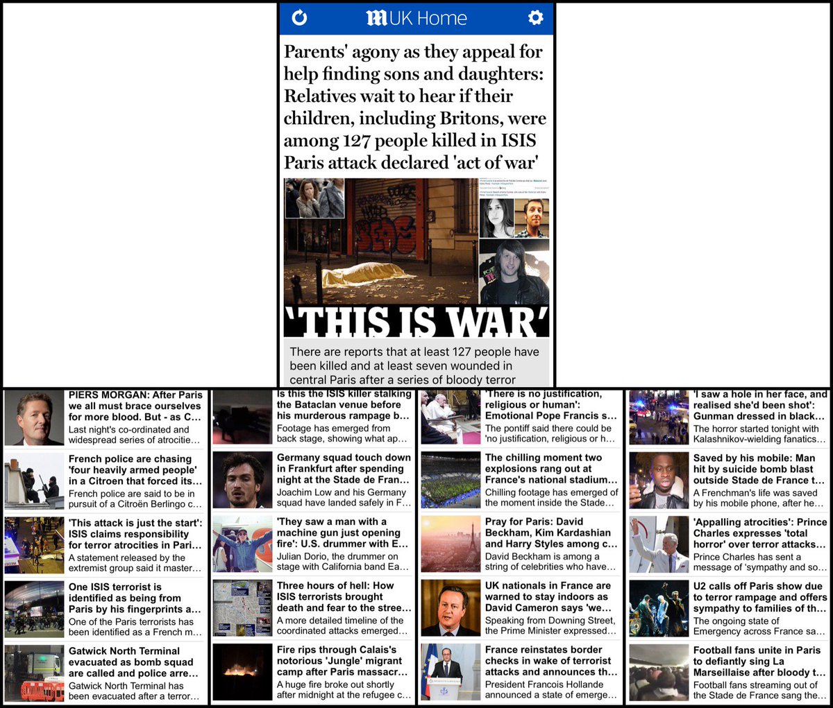 DMReporter's tweet photo. COMPARISON: Coverage of Paris attacks by ISIS vs Lebanon attacks by ISIS. https://t.co/lRVDguccvq