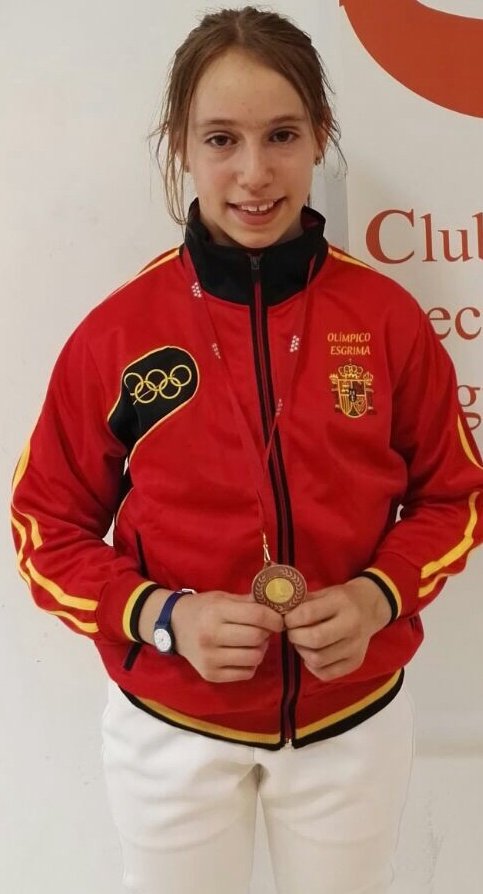 Enhorabuena a Valentina Dasso por su medalla de bronce en la Liga de Madrid sub 13