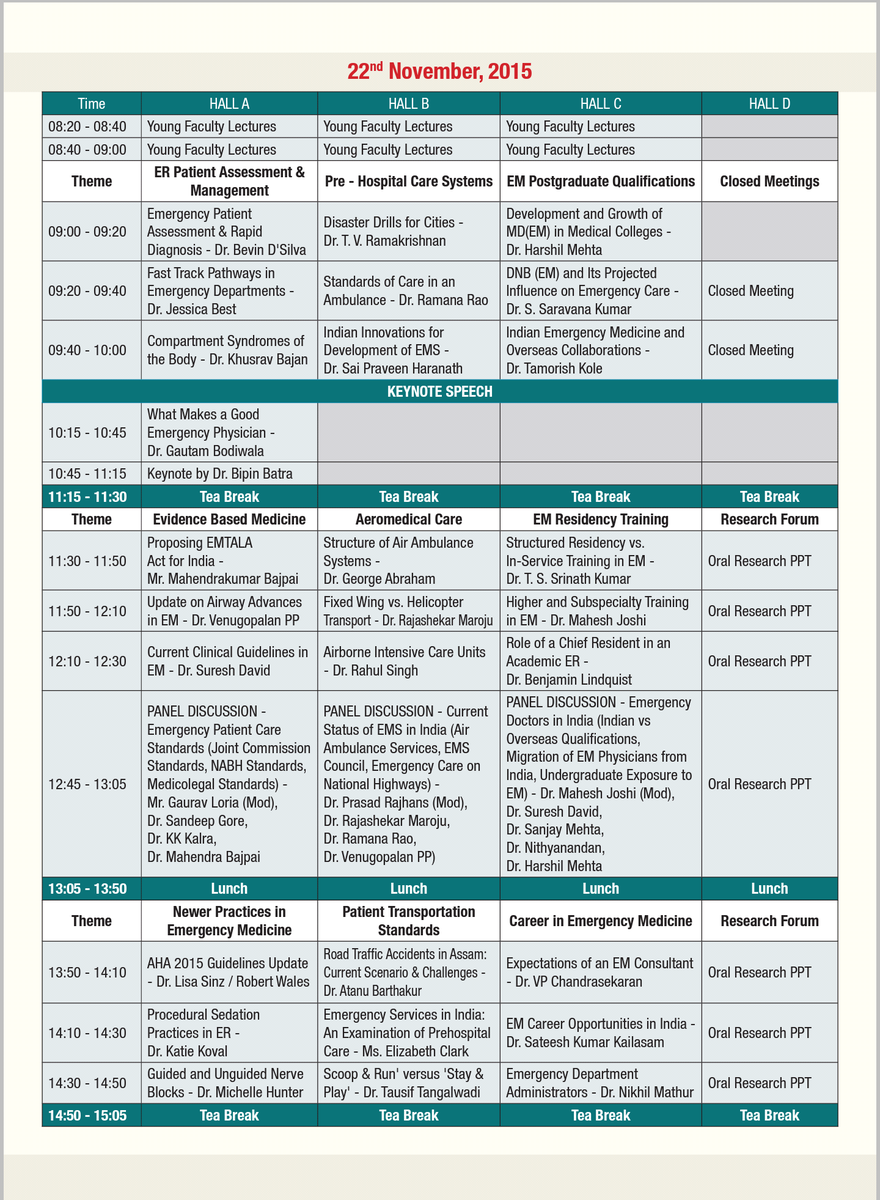 emcon2015hyd's tweet photo. 1/2 Scientific Schedule - 17th Annual National Conference in Emergency Medicine Nov 21-24
#EMCON15 #EMConf #Research https://t.co/DouQcqzOQZ