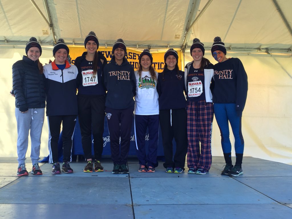 CoachCrowleyXC's tweet photo. Trinity Hall Monarchs Take Second in The State! #NonPubB #NJmilesplit #TrinityHallNJ https://t.co/l0UqVUdUH8
