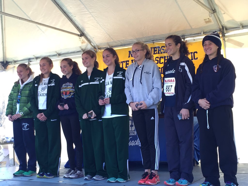 CoachCrowleyXC's tweet photo. Trinity Hall Monarchs Take Second in The State! #NonPubB #NJmilesplit #TrinityHallNJ https://t.co/l0UqVUdUH8