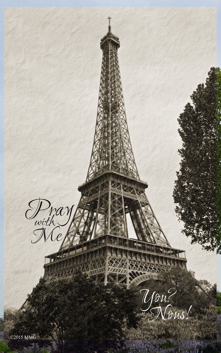 jesuisworld2015's tweet photo. #jesuisworld MaryLSchmidt: RT BettysLove: #MakePeaceIn5Words
Pray with Me
YOU?
NOUS!

#Paris
#LOVE
#MessageDePaix
… https://t.co/3A08YGiZvB