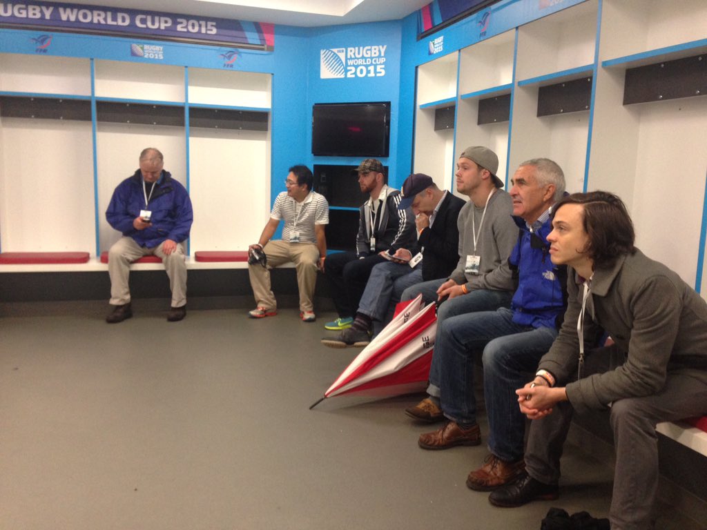 This time last month with members of <a href="/Engage2019/">Engage 2019</a> visiting from Japan at Twickenham. #RWC2015