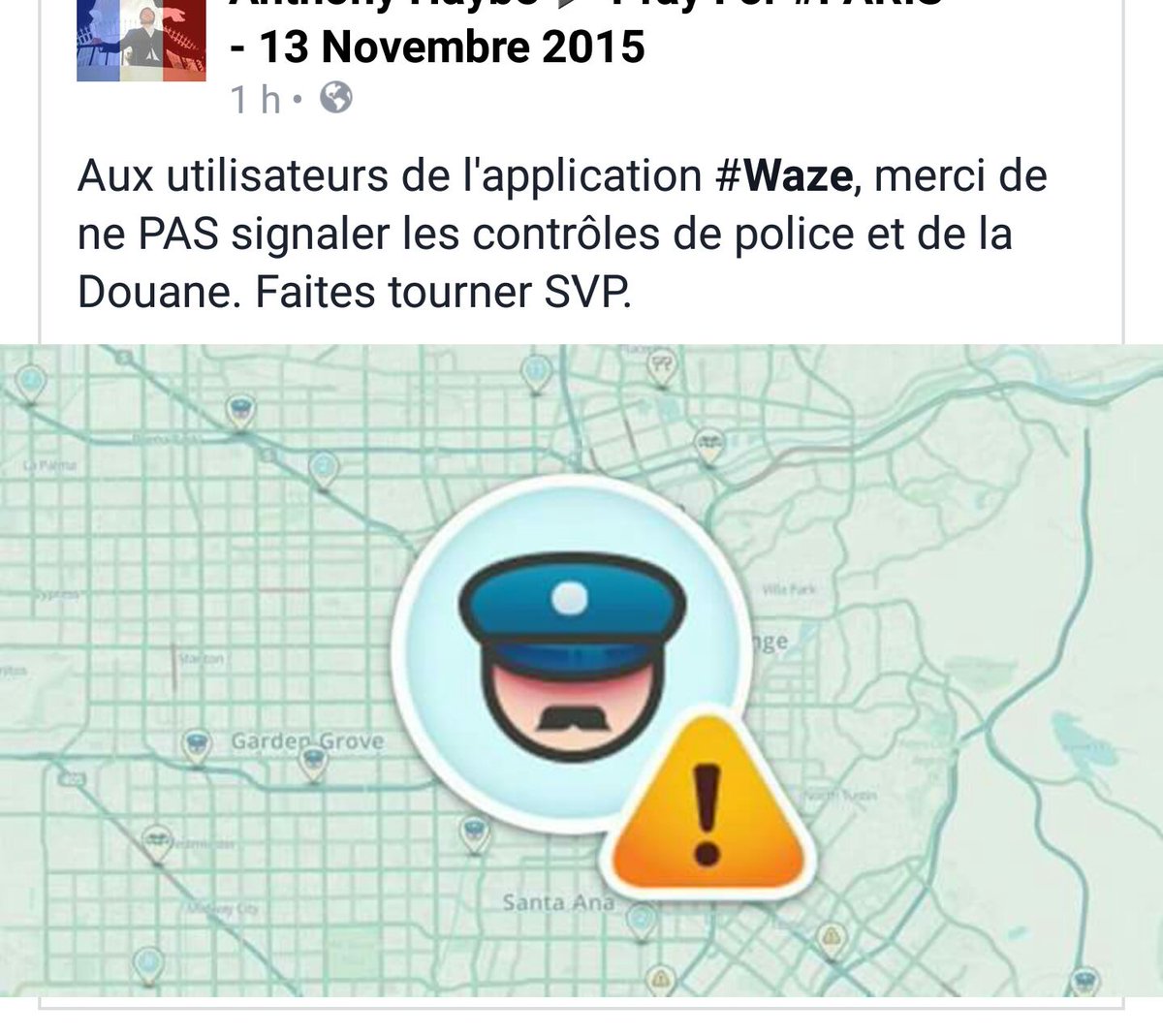 ceriseonthecake's tweet photo. Les utilisateurs de l'application Waze invitent à ne pas signaler les contrôles de police pr faciliter leur travail https://t.co/FskmhbUtz5