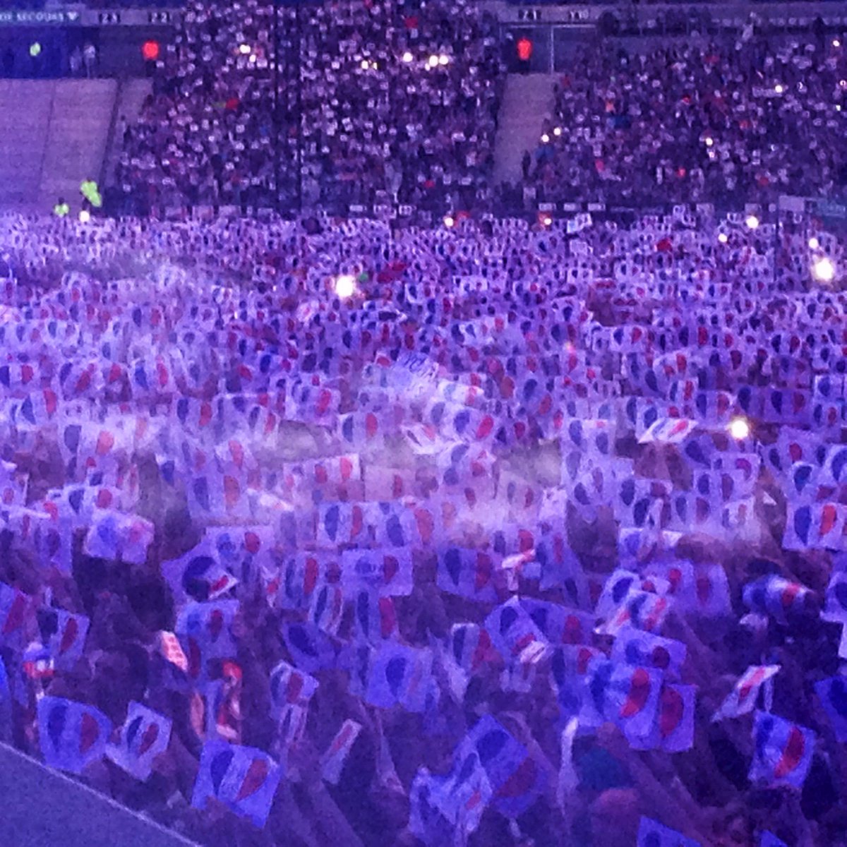 My heart breaks for Paris.The picture speaks for itself.The welcome that  Stade de France gave us! #lovethyneighbour