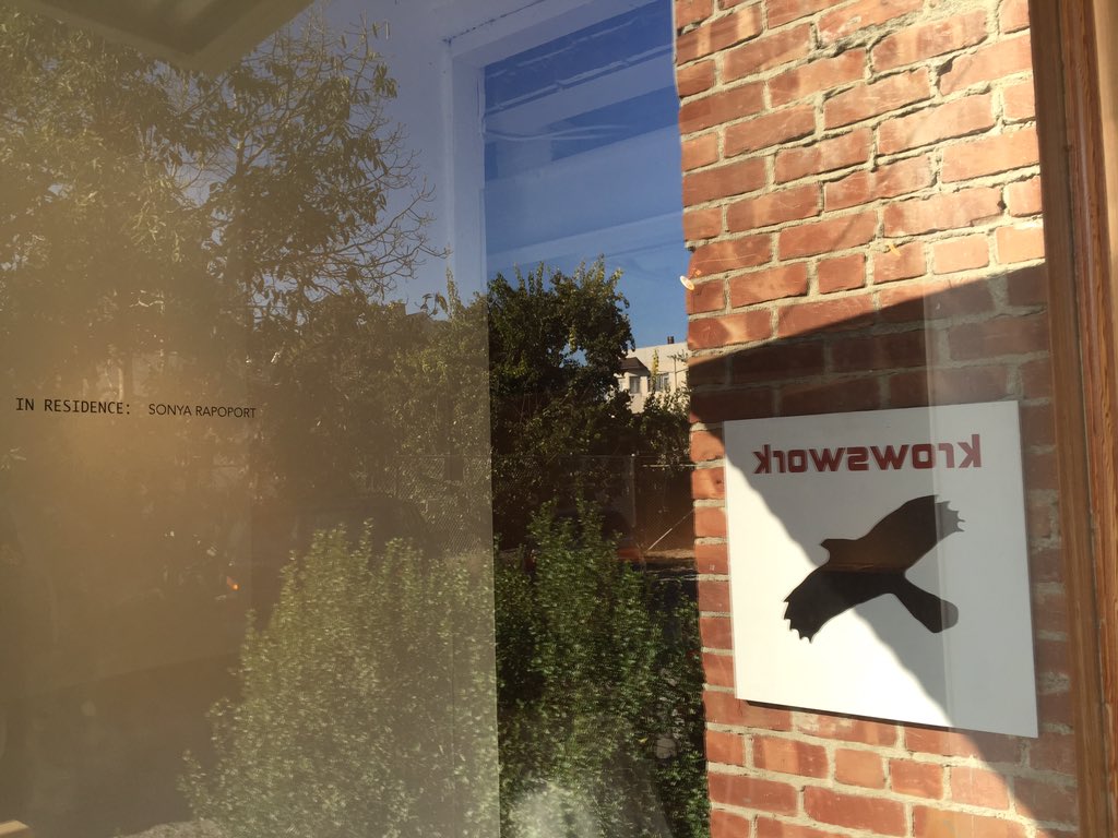krowswork's tweet image. Final 2015 Residency opens tonight: Sonya Rapoport. We celebrate and remember the life of this art pioneer.