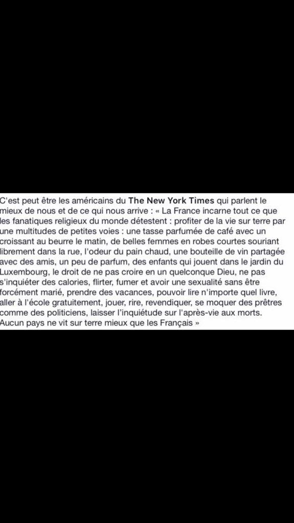 Tellement d'émotions de vidéos bouleversantes et ce texte qui résume si bien ce qui emmerde tant les forces obscures