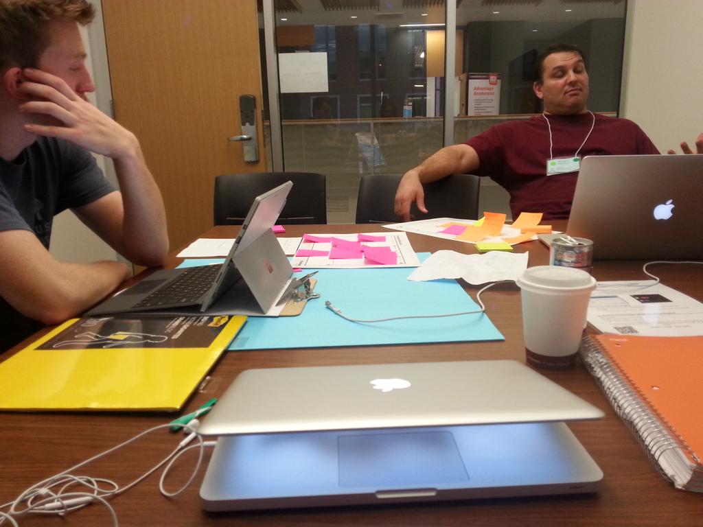 OSU2TR's tweet photo. Getting ready for tomorrow! #willsup #startupweekend @StartupWeekend https://t.co/xBPLm0tBUA