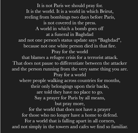 love_belfast's tweet photo. It's time to pray for the world 
by @karunaparikh https://t.co/lVhiLpfz3h