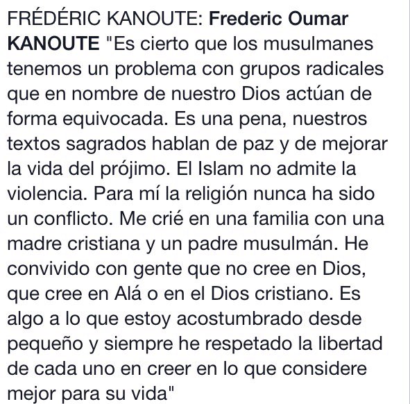 revistalibero's tweet photo. Kanouté sobre Islam y violencia en Líbero https://t.co/MLlb7UkkZP