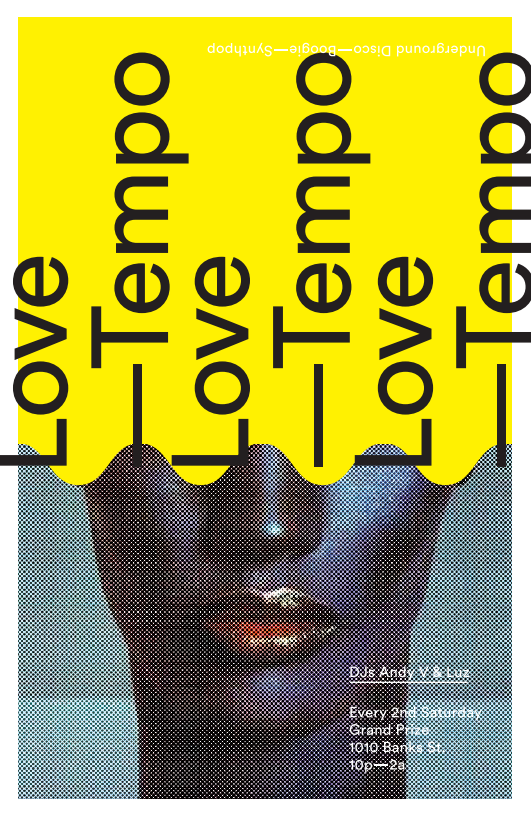 LOVE TEMPO. 2nite and every 2nd Saturday upstairs at Grand Prize. 10PM-2AM.
